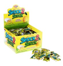 Жевательная резинка Канди Клаб  4гр*100*(20бл) SHOCK2 SHOCK Лимон