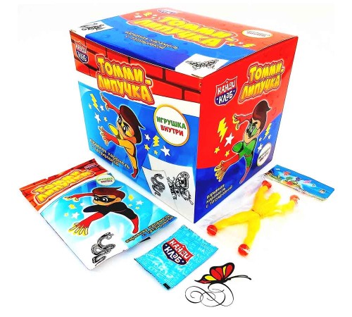 Карамель Канди Клаб Взрывная  1гр*30*(12бл) Томми-Липучка  с тату