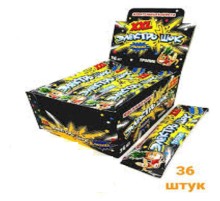 Жевательная конфета  Электрошок XXL  25гр*36*(12бл) Тропик