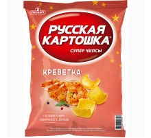 Чипсы картофельные"Русская картошка"140 г*9 Креветки
