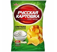 Чипсы картофельные"Русская картошка"140 г*9 Сметана/лук