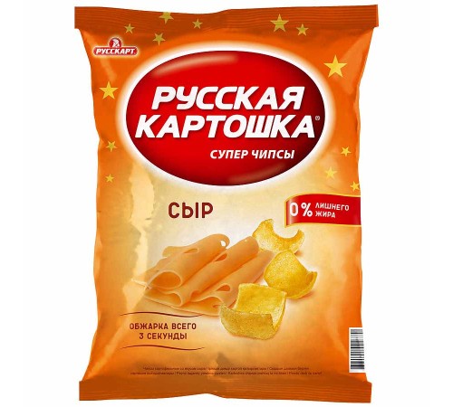 Чипсы картофельные"Русская картошка"140 г*9 Сыр