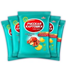 Чипсы картофельные"Русская картошка"140 г*9 Краб