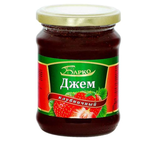 Джем клубничный ст/б ГОСТ 320г*12