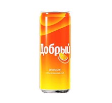 Добрый 0,33л*12 ж/б Апельсин