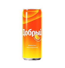 Добрый 0,33л*12 ж/б Апельсин
