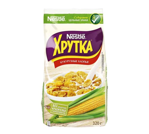 Хрутка готовый завтрак 320гр*12 Хлопья