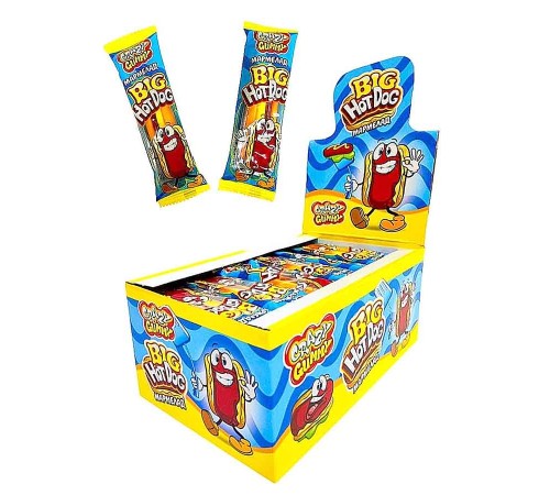 Мармелад Канди Клаб Crazy Gummy 18гр*36*(12бл) BIG Хот Дог