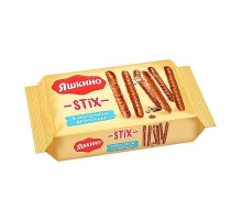 Печенье палочки Яшкино 130г*24 STIX в молочном шоколаде