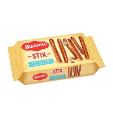 Печенье палочки Яшкино 130г*24 STIX в молочном шоколаде