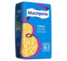 Горох"Мистраль"желтый колотый 900г*12