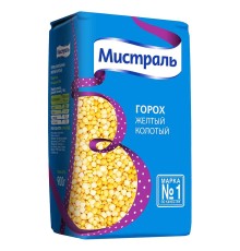 Горох"Мистраль"желтый колотый 900г*12