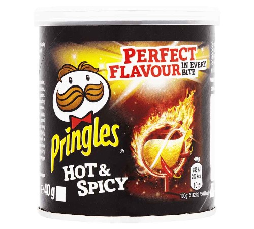 Принглс 40 г*12 Hot& Spicy