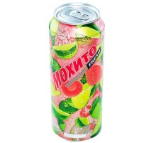 Мохито 0,45л*24шт ж/б Клубника (Очаково)