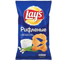 Лейс  70 г*25 чипсы Сметана/Лук