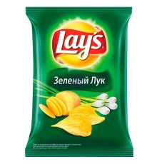Лейс  70 г*25 чипсы Зеленый лук