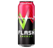 Энергетический напиток Флеш ап Энергия 0,45л*24 ж/б Ягодный Микс