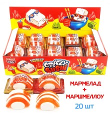Мармелад Канди Клаб 15гр*20*(12бл) Crazy Суши
