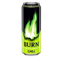 Энергетический напиток Бёрн  0,449*12 Яблоко-киви