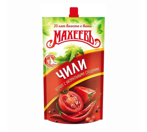 Кетчуп Махеевъ дой-пак 300г*16 Чили