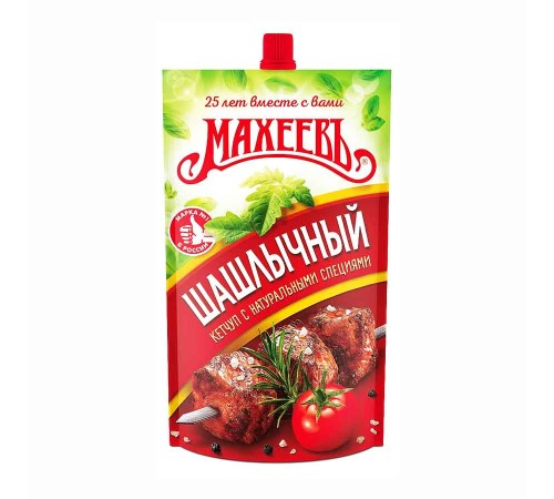 Кетчуп Махеевъ дой-пак 500г*10 Шашлычный