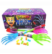 Сахарное драже Канди Клаб  4гр*30*(12бл) Пугатели Рука Скелета