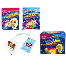 Карамель Канди Клаб Взрывная  1гр*36*(12бл) Неоновый Браслет+тату