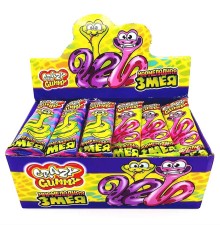 Мармелад Канди Клаб Crazy Gummy 15гр*36*(12бл) Мармеладная Змея