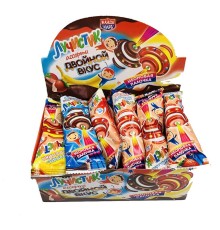 Карамель Канди Клаб Лучистик на неон.палочке 10гр*30*(12бл) Ассорти двойной вкус