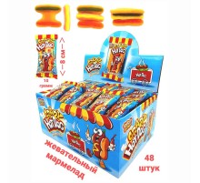 Мармелад Канди Клаб 10гр*48*(12бл) Crazy Хот дог