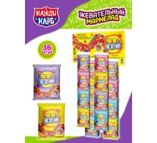 Мармелад Канди Клаб 10гр*36*(12подвесов) В сахарной обсыпке