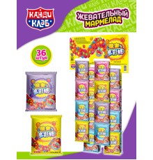 Мармелад Канди Клаб 10гр*36*(12подвесов) В сахарной обсыпке