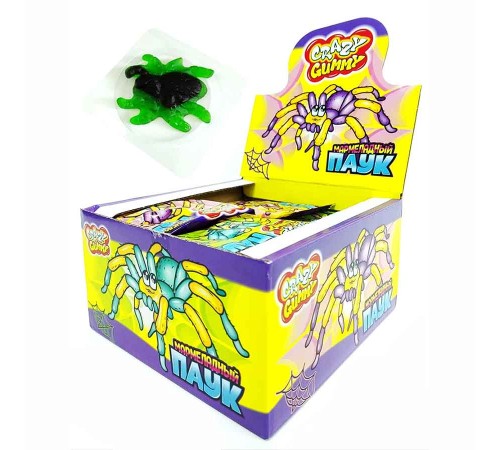 Мармелад Канди Клаб Crazy Gummy 15гр*36*(12бл) Мармеладный Паук