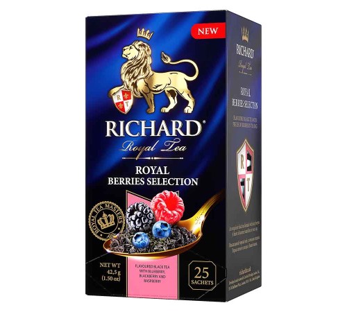 Ричард чай 25пак.*12 Royal Berries Selection