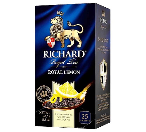 Ричард чай 25пак.*12 Royal Lemon