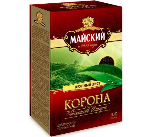 Майский чай  100 г*16 Корона Российской Империи