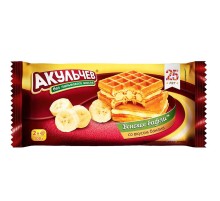 Вафли"Акульчев"Венские" 100г*22 Банан
