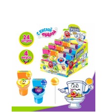 Карамель Канди Клаб 10гр*24*(8 бл) Прикольный горшочек UNO с кислой пудрой