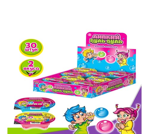 Мармелад Канди Клаб 15гр*30*(12бл) Липкий Буль-Буль Новинка!!!