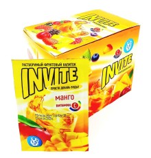 INVITE  растворимый напиток 9гр*24*(8бл) Апельсин