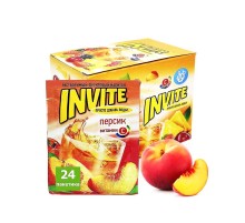 INVITE  растворимый напиток 9гр*24*(8бл) Персик