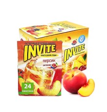 INVITE  растворимый напиток 9гр*24*(8бл) Персик