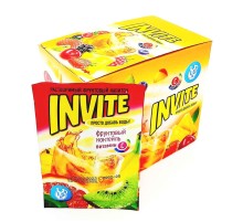 INVITE  растворимый напиток 9гр*24*(8бл) Фруктовый коктейль