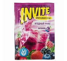 INVITE  растворимый напиток 5гр*24*(8бл) Ягодный микс