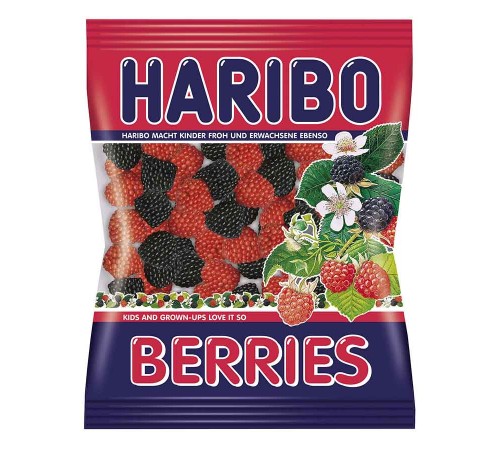 Жевательный мармелад  HARIBO 100г*18 Berries Ягоды
