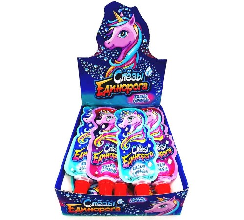 Жидкая конфета Канди Клаб 20гр*30*(12бл) Слёзы Единорога