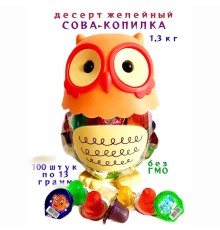Желейный десерт  Канди Клаб 13гр*100*(6бан) Сова