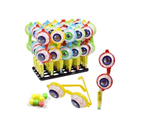 Игрушка в тубе Канди Клаб Драже  2гр*30*(12бл) Очки