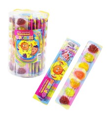 Желейный десерт  Канди Клаб 40гр*30*(8бан) Прикольные фрукты