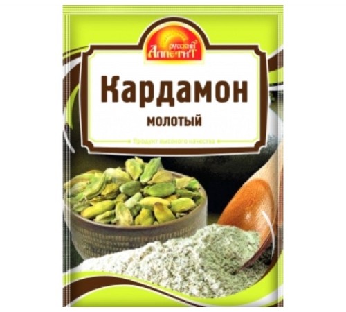 Кардамон молотый  "Русский Аппетит"10гр*25